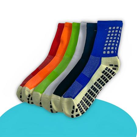 Imagem de Meia Antiderrapante Futebol Esportivo Profissional Meião Tipo Trusox Pro Soccer Prosocks Cano Médio