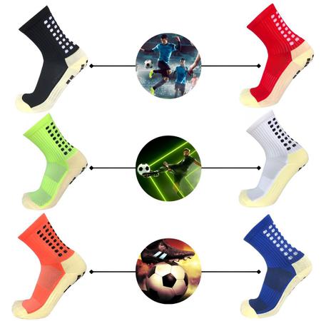 Imagem de Meia Antiderrapante Futebol Esportivo Profissional Meião Tipo Trusox Pro Soccer Prosocks Cano Médio