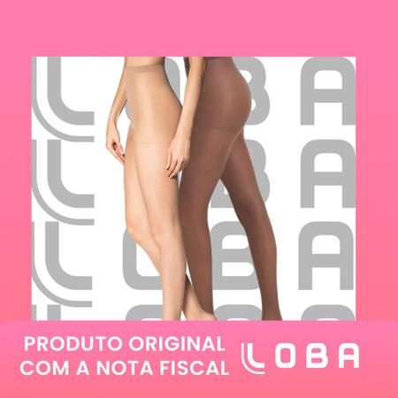 Imagem de Meia Calça Fina Fio 15 Feminina Loba Lupo Em Microfibra