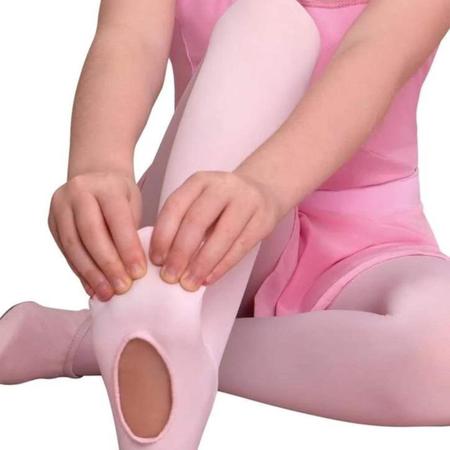 Imagem de Meia Calça Infantil Ballet Fio 60 Versátil Lobinha Rosa P