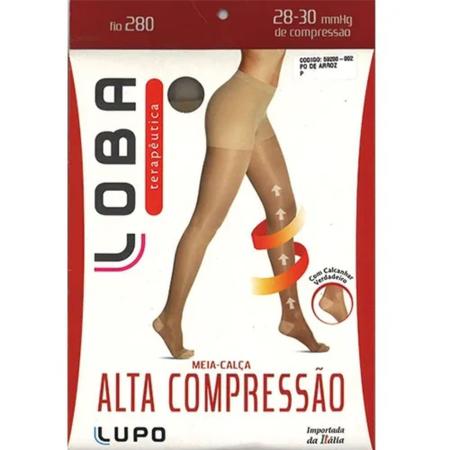 Imagem de Meia Calça Loba Alta Compressão Terapêutica Fio 280 Varizes