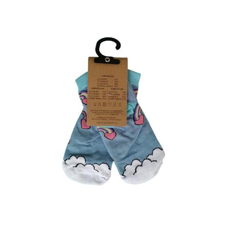 Imagem de Meia Cano Curto Infantil Arco Iris Authentica Socks