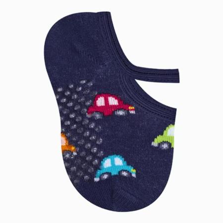 Meia sapatilha selene infantil carros 21 a 24 antiderrapante Imagem de Meia sapatilha selene infantil carros 21 a 24 antiderrapante