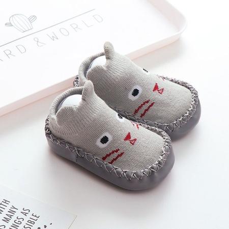 Imagem de Meia Sapatinho Pantufa Confortável para Bebê Menino e Menina