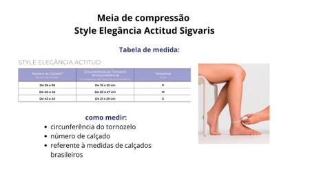 Imagem de Meia Sigvaris Actitud 3/4 190B Masculina 15-20 mmHg Marrom