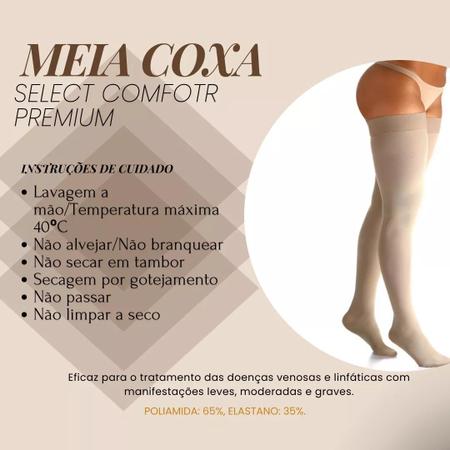 Meia Sigvaris Select Comfort Premium Meia Coxa 7/8-20-30mmhg