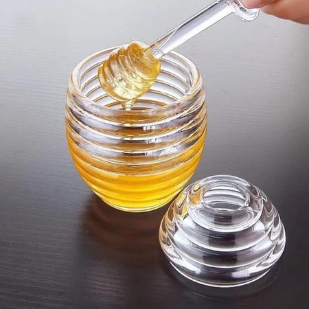 Imagem de Meleira porta mel em acrilico transparente 250ml