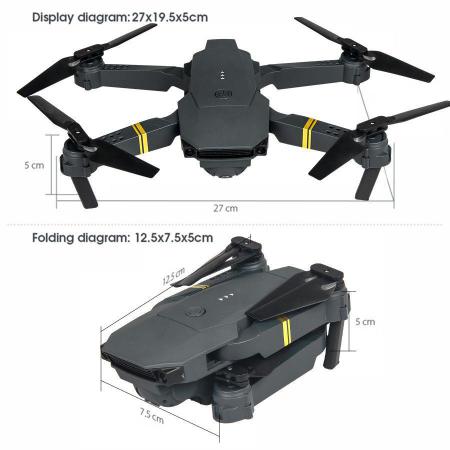 Melhor Drone 2024 E58 Dual C mera 4K 2.0 Estabilidade Anti Vento