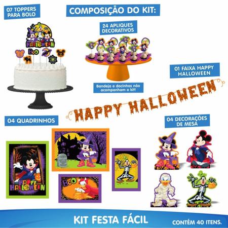 Kit Festa Pronta Decoração Halloween Dia das Bruxas - 39 un - piffer - Kit  Decoração de Festa - Magazine Luiza