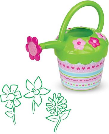 Imagem de Melissa &amp Doug Sunny Patch Pretty Petals Flower Watering Can - Pretend Play Toy