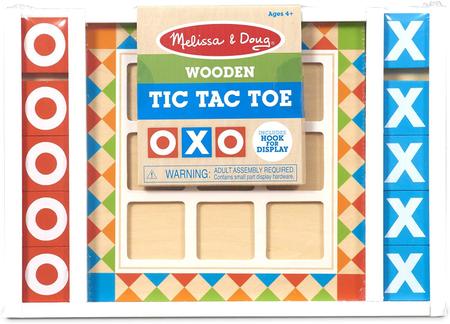 Melissa & Doug Wooden Tic-Tac-Toe Board Game com 10 peças de jogo de  madeira auto-armazenamento (12.5ââ', W x 8.5ââ', L x 1.25â'' - Melissa &  Doug - Revestimento de Parede - Magazine