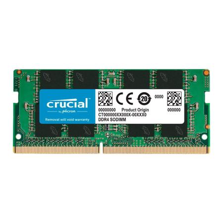 Imagem de Memória Crucial, 16GB, 3200MHz, DDR4, CL22, Verde, para Notebook - CT16G4SFRA32A