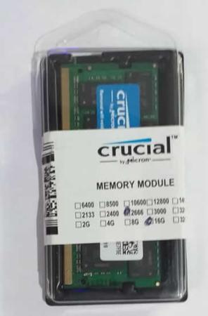 Imagem de Memória Crucial Notebook DDR4 16 GB  2666 mhz