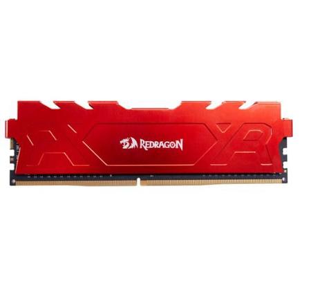 Imagem de Memoria ddr4 8gb 3200mhz cl16 rage vermelha redragon