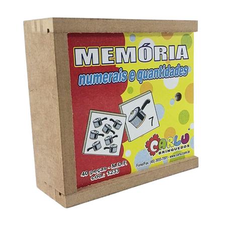 Maleta Matemática Com 10 Jogos Educativos Em Mdf 1107 Carlu