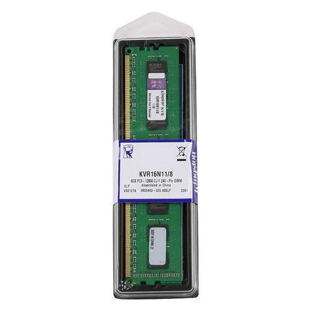 Imagem de Memória Para Desktop 8GB 1600Mhz DDR3 PC3-12800 Kingston KVR16N11/8