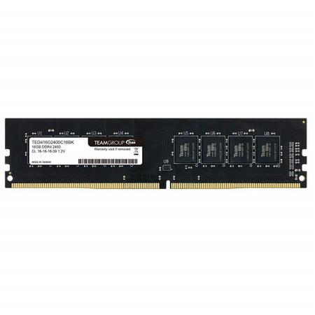 Imagem de Memória Ram DDR4 16GB 2400 Mhz Elite Team Group TED416G2400C1601
