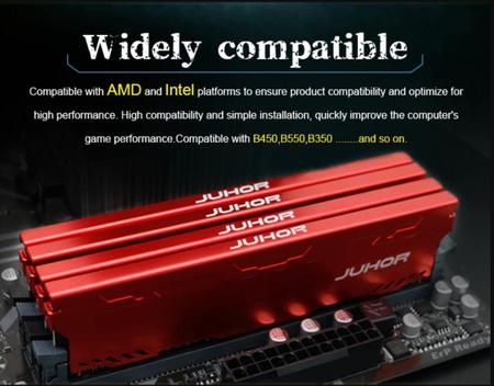 Imagem de Memória Ram JUHOR DDR4 8G 3000MHz PC Notebook