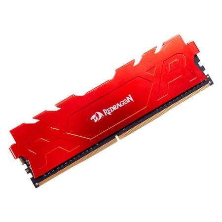 Imagem de Memoria Redragon Rage 8GB 3200MHz DDR4 CL16 Red GM-701