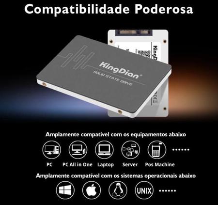 Imagem de Memória Ssd 1Tb Kingdian Sata Iii 6 Gb/S Notebook E Desktop