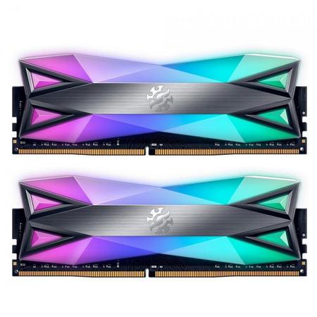 Imagem de Memória XPG Spectrix 16GB (2x8GB)  D60G RGB DDR4 3200 Mhz Gray - AX4U32008G16A-DT60