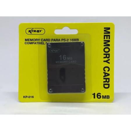 Memory Card Choki Para PS2 16 MB Memória Real - Cartão de Memória