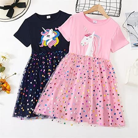 Fato de verão feminino Kawaii, bordado, tops curtos e saia tutu, roupas  infantis, flores cor de rosa, 4, 6, 7, 8, 9, 10, 12 anos