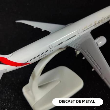 Imagem de Meninos Modelo De Aeronave Metal Diecast Fly Emirates B777 Réplica Avião Aviação Escritório