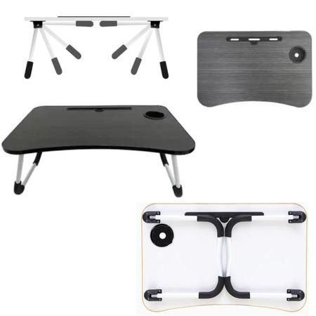 Imagem de Mesa Apoio Portátil Dobrável Notebook Computador Cama Sofá P