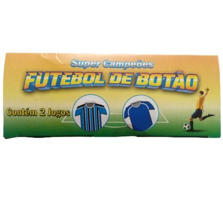 Jogo Futebol de Botão Com 2 Times PlasHome