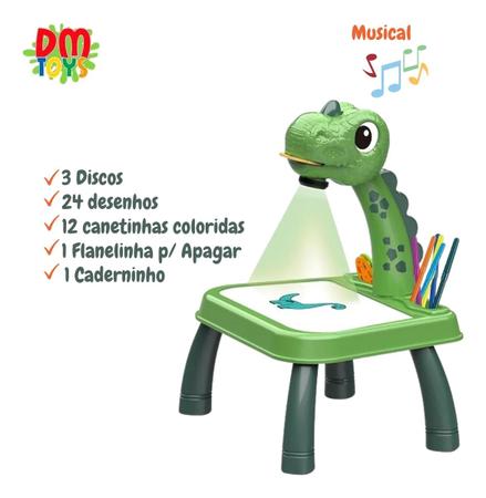 Mesa Infantil Projetora De Desenhos Dinossauro - Zoop Toys