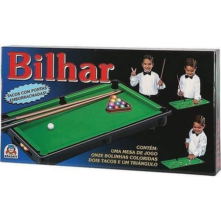 Mesa De Bilhar Infantil Sinuca Brinquedo Snooker Luxo - BRASKIT - Jogos de  Mesa e Salão - Magazine Luiza