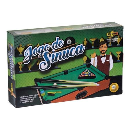 Mini Jogo de Bilhar de Mesa - Sinuca, Jogo de Tabuleiro Jogo De Bilhar  Usado 90311926