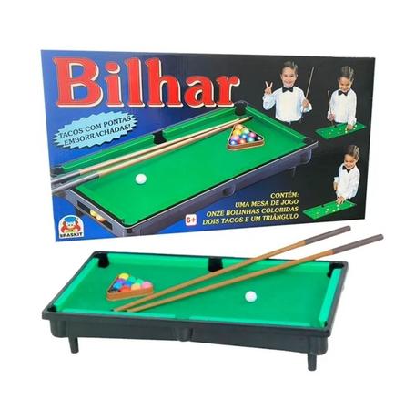 Mesa De Bilhar Snooker Infantil Sinuca Menina ou Menino - Braskit - Sinuca  / Bilhar Infantil - Magazine Luiza