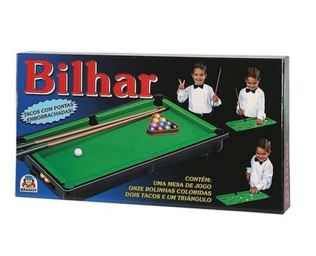 Mesa De Bilhar Snooker Infantil Sinuca Braskit Criança
