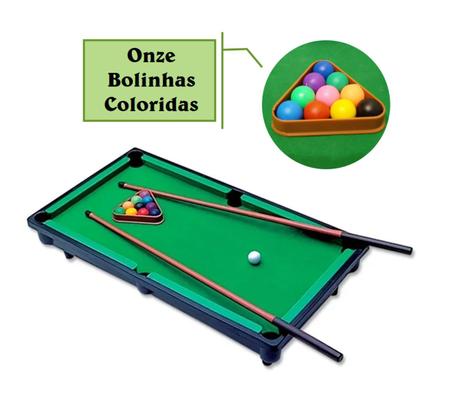 Mesa De Bilhar Snooker Infantil Sinuca Menina ou Menino - Braskit