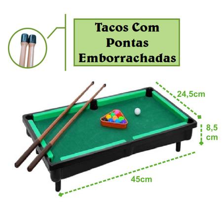 Mesa De Bilhar Snooker Infantil Sinuca Menina ou Menino - Braskit - Sinuca  / Bilhar Infantil - Magazine Luiza