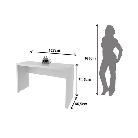 Imagem de Mesa de Computador ME4135 Nogal - Tecno Mobili