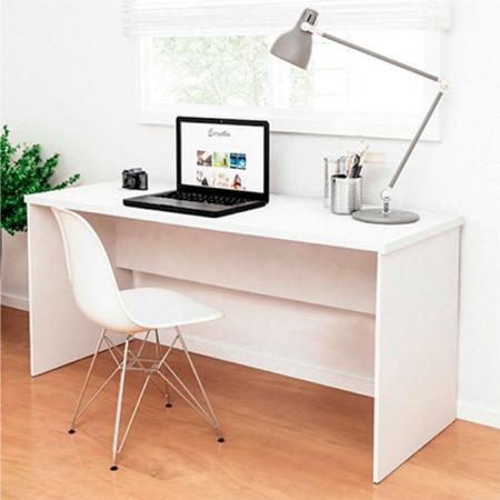 Mesa De Escritório Escrivaninha 140x60cm Tampo 30mm - Netmobil Imagem de Mesa De Escritório Escrivaninha 140x60cm Tampo 30mm