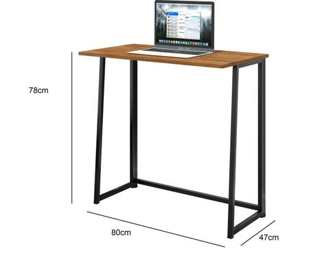 Imagem de mesa de estudo escrivaninha 80cm para quarto