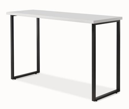 Imagem de mesa de estudo estilo industrial quarto - branco/preto