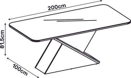 Conjunto Mesa de Jantar Eliza Jabuti com 06 Cadeiras 1.80 x 1.00 Retangular