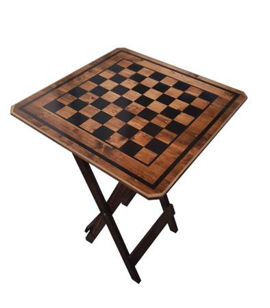 Tabuleiro de xadrez magnetico 17,7x17,7cm dobrável jogo de mesa - Chess -  Jogo de Dominó, Dama e Xadrez - Magazine Luiza