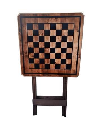 Tabuleiro de xadrez magnetico 17,7x17,7cm dobrável jogo de mesa - Chess -  Jogo de Dominó, Dama e Xadrez - Magazine Luiza