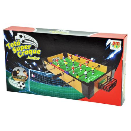 Jogo Pebolim Mini Futebol Jogo Toto e mini sinuca Bilhar