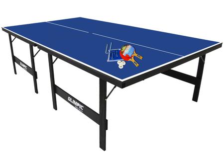 Mesa de Ping Pong 15mm Dobrável com rodas de locomoção MDF - Oficial -  Federada - Procópio - TF Store