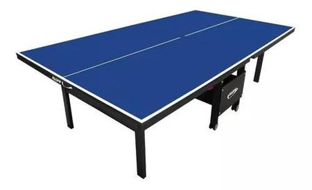 Mesa de ping pong Klopf 1084 fabricada em MDF cor azul - Mesa de Ping Pong  - Magazine Luiza