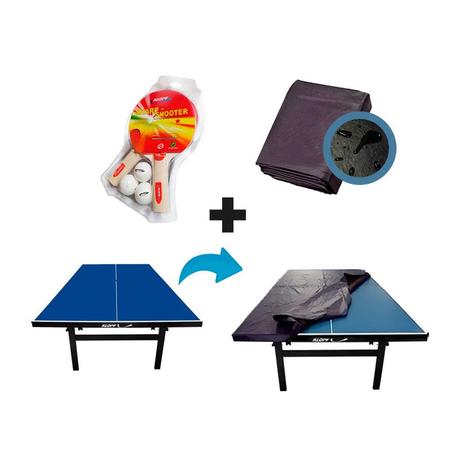 Mesa de Ping Pong / Tênis de Mesa Klopf - 18 mm - Azul