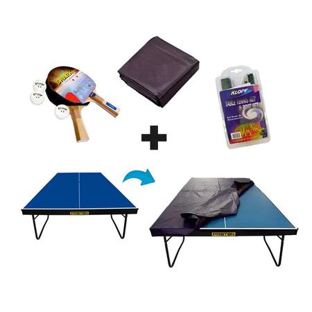 Mesa Ping Pong Klopf 1008 Mdf 25mm + Kit 5055 + Suporte 5034