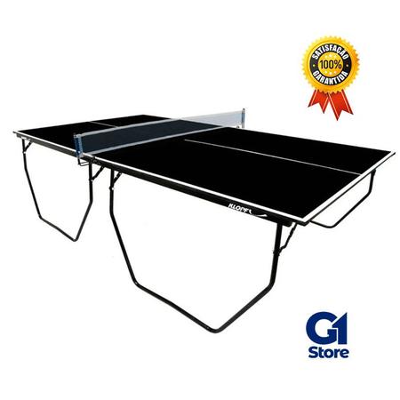 Mesa de ping pong Klopf 1010 fabricada em MDP cor preto